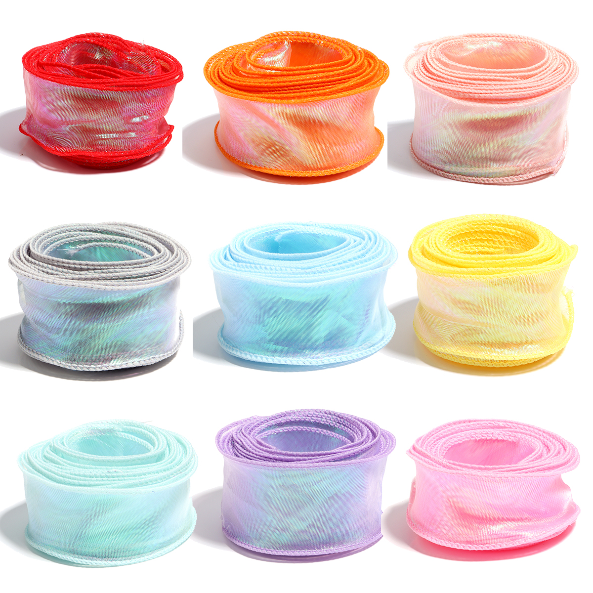 Craft Foam Roll - 5Yards/Roll Chiffon Silk Ribbon Organza Satin