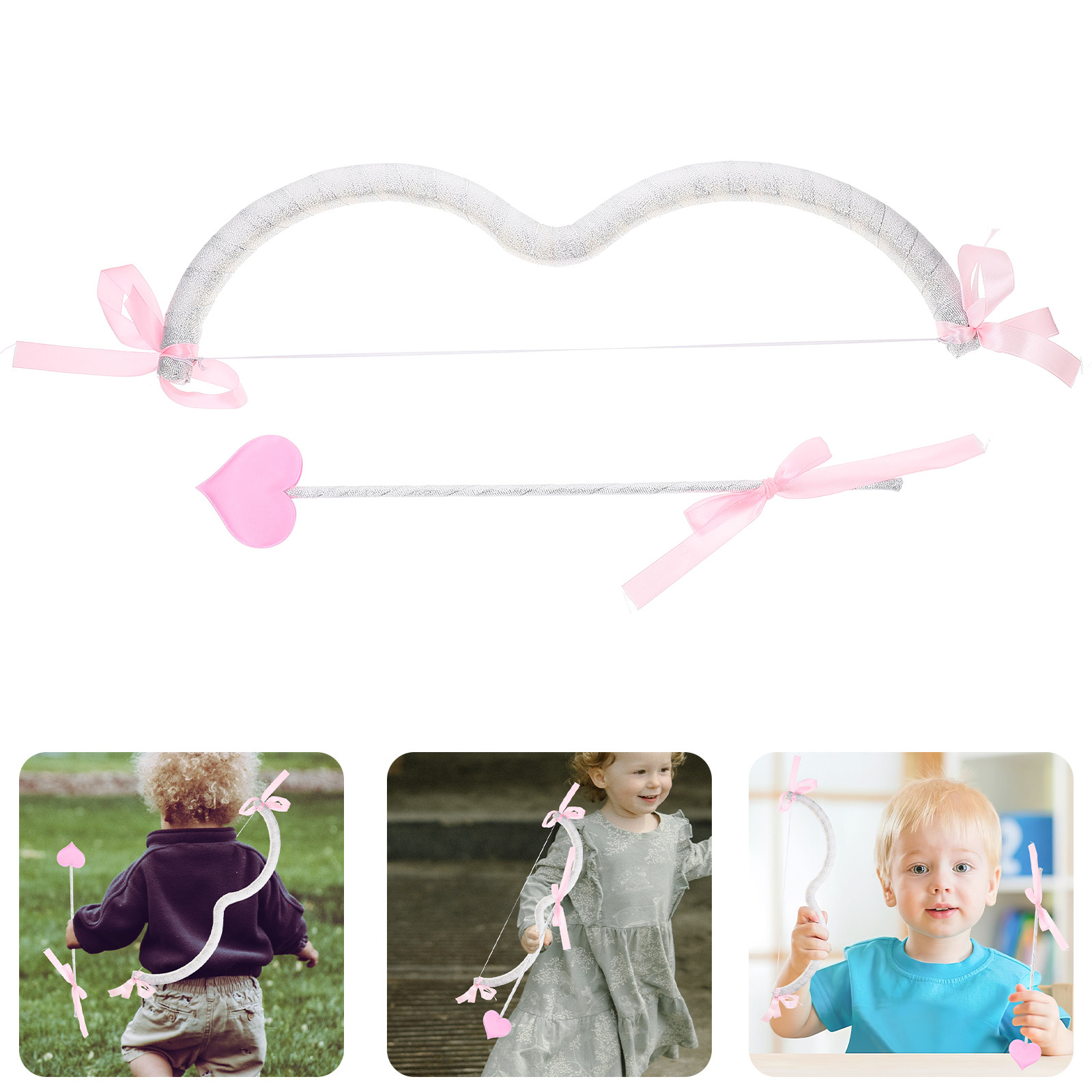 Easy Cosplay Prop - 1Set Cupid Arrow Bow Prop Exquisite