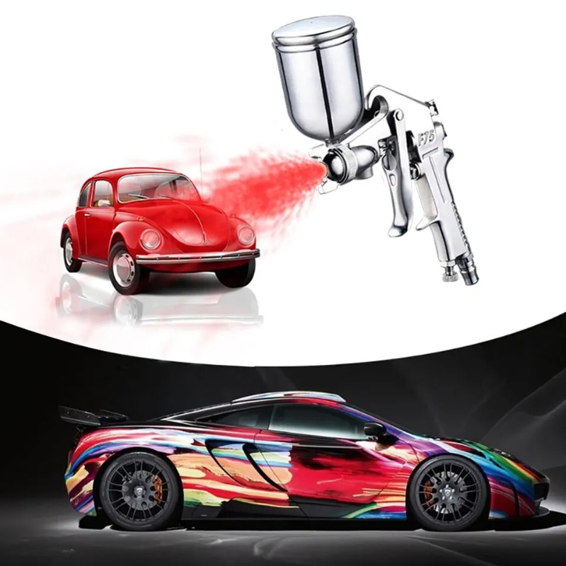 F-75 Spray Gun 1.5mm Nozzle wi - Metallic Spray Paint recension och pris