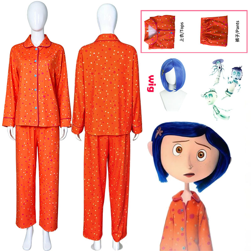 Movie Coraline Cosplay Pajamas - Cosplay Prop recension och pris