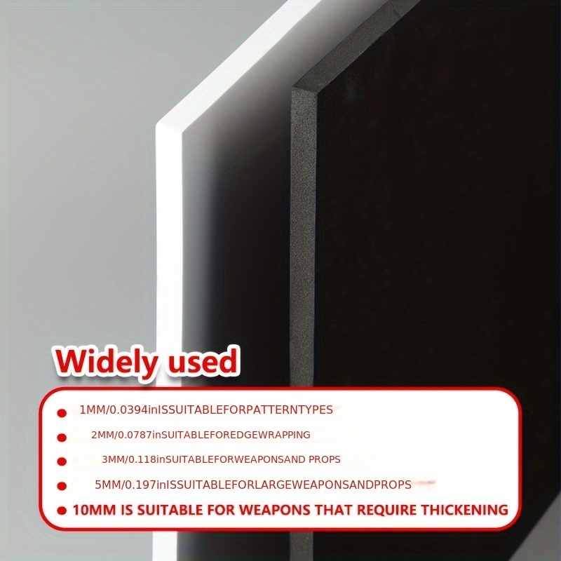 EVA Foam Board 14x39 Inch, 3mm - Cosplay Props Eva Foam recension och pris