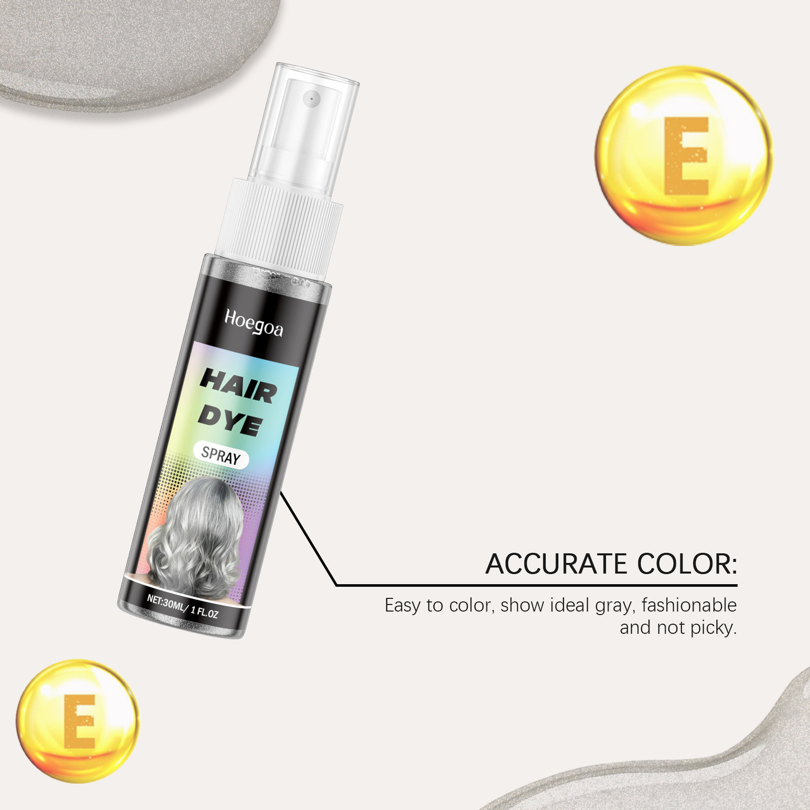Temporary Hair Color Spray Sil - Hair Spray Color recension och pris