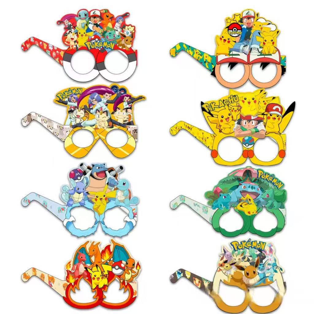 Pokémon-themed paper glasses.  - Cosplay Prop recension och pris