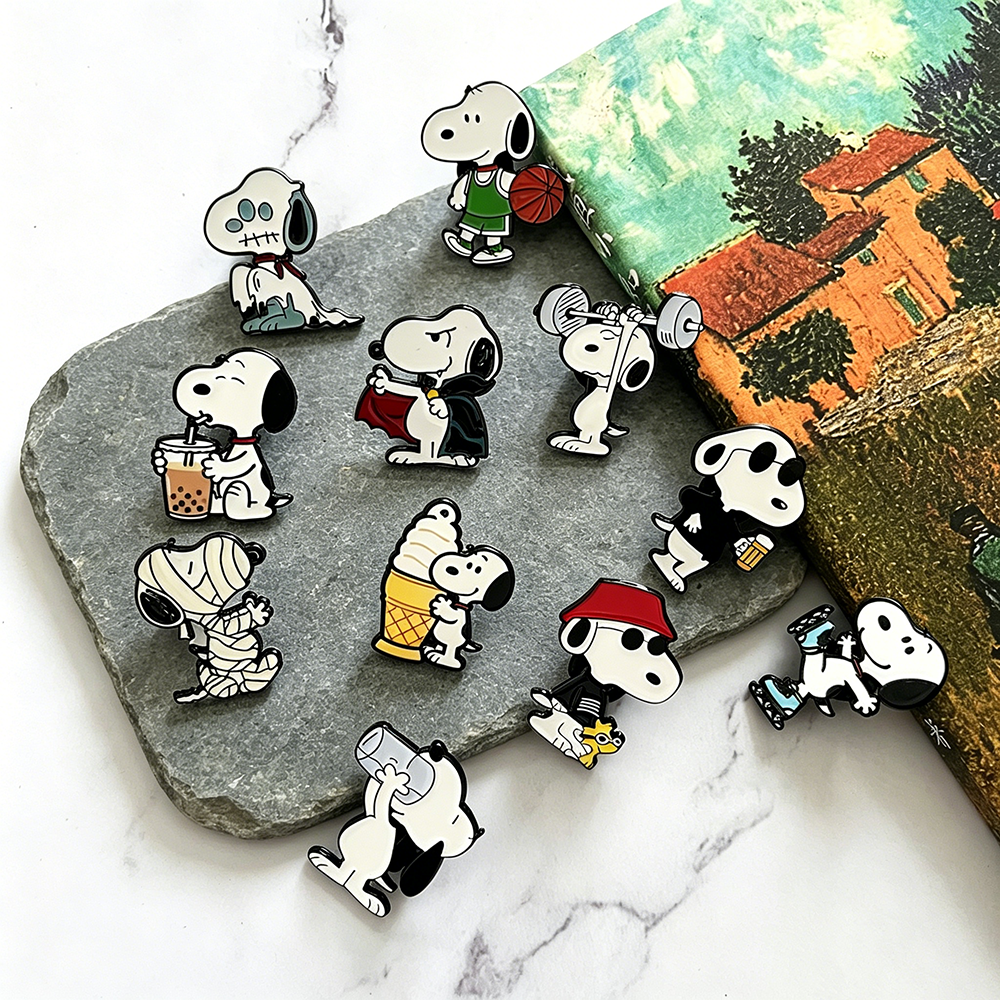 8/10/11pcs Puppy Dog Enamel Pi - Cosplay Prop Bag recension och pris