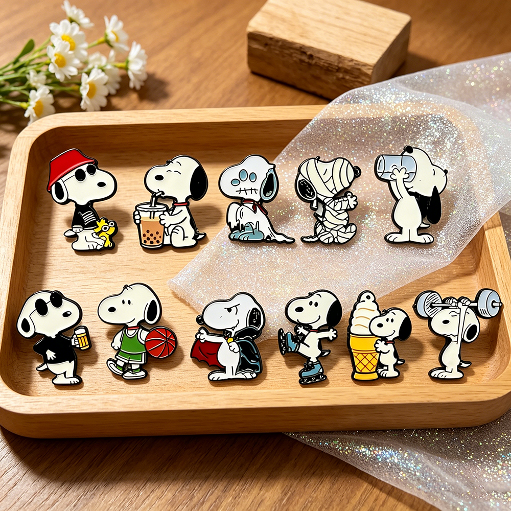 8/10/11pcs Puppy Dog Enamel Pi - Cosplay Prop Bag recension och pris