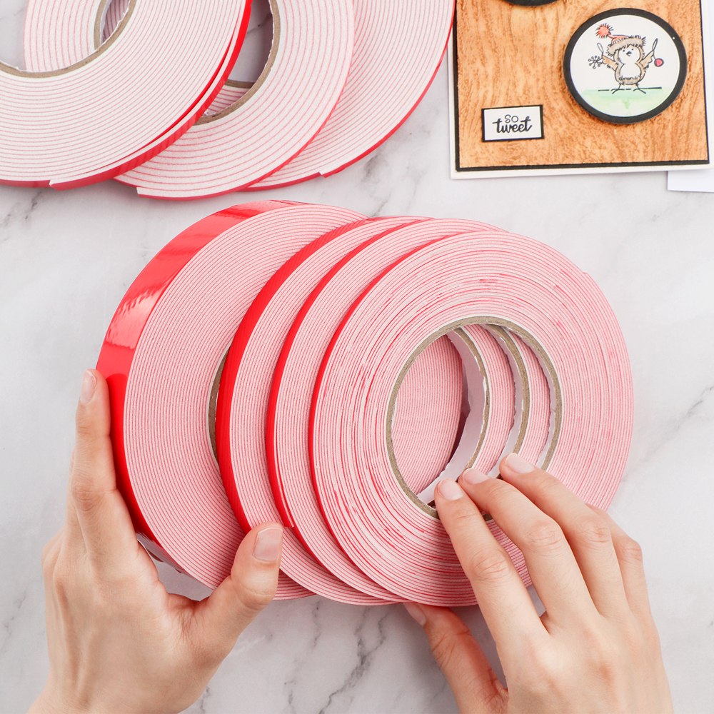 Double Sided Adhesive Foam Rol - Craft Foam Roll recension och pris