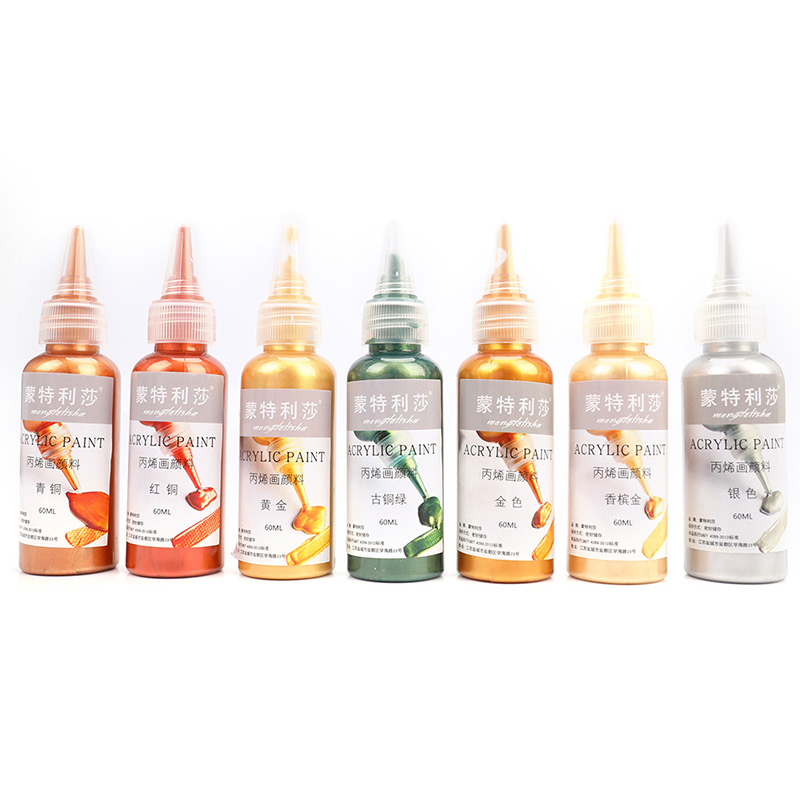 60ml Gold Paint Metallic acryl - Metallic Spray Paint recension och pris