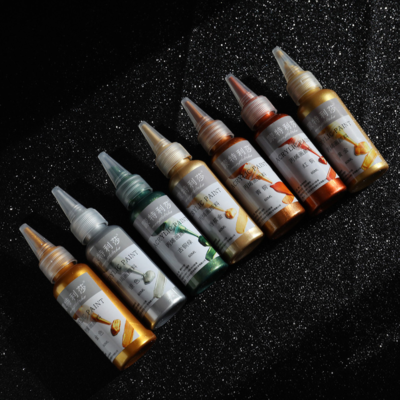 60ml Gold Paint Metallic acryl - Metallic Spray Paint recension och pris