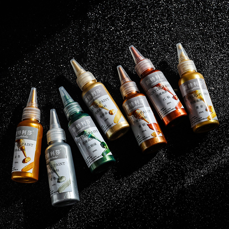 60ml Gold Paint Metallic acryl - Metallic Spray Paint recension och pris