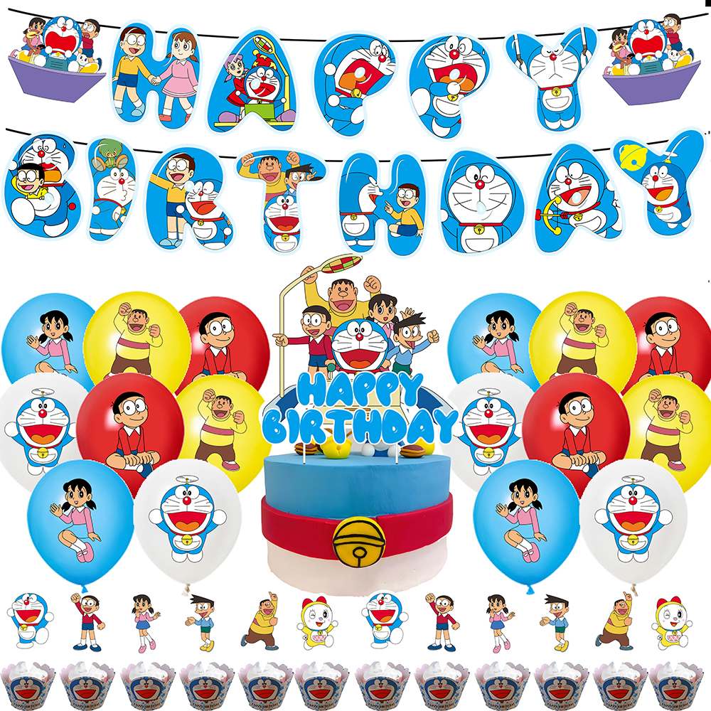 Cartoon Doraemon Style Birthda - Cosplay Prop Kit recension och pris