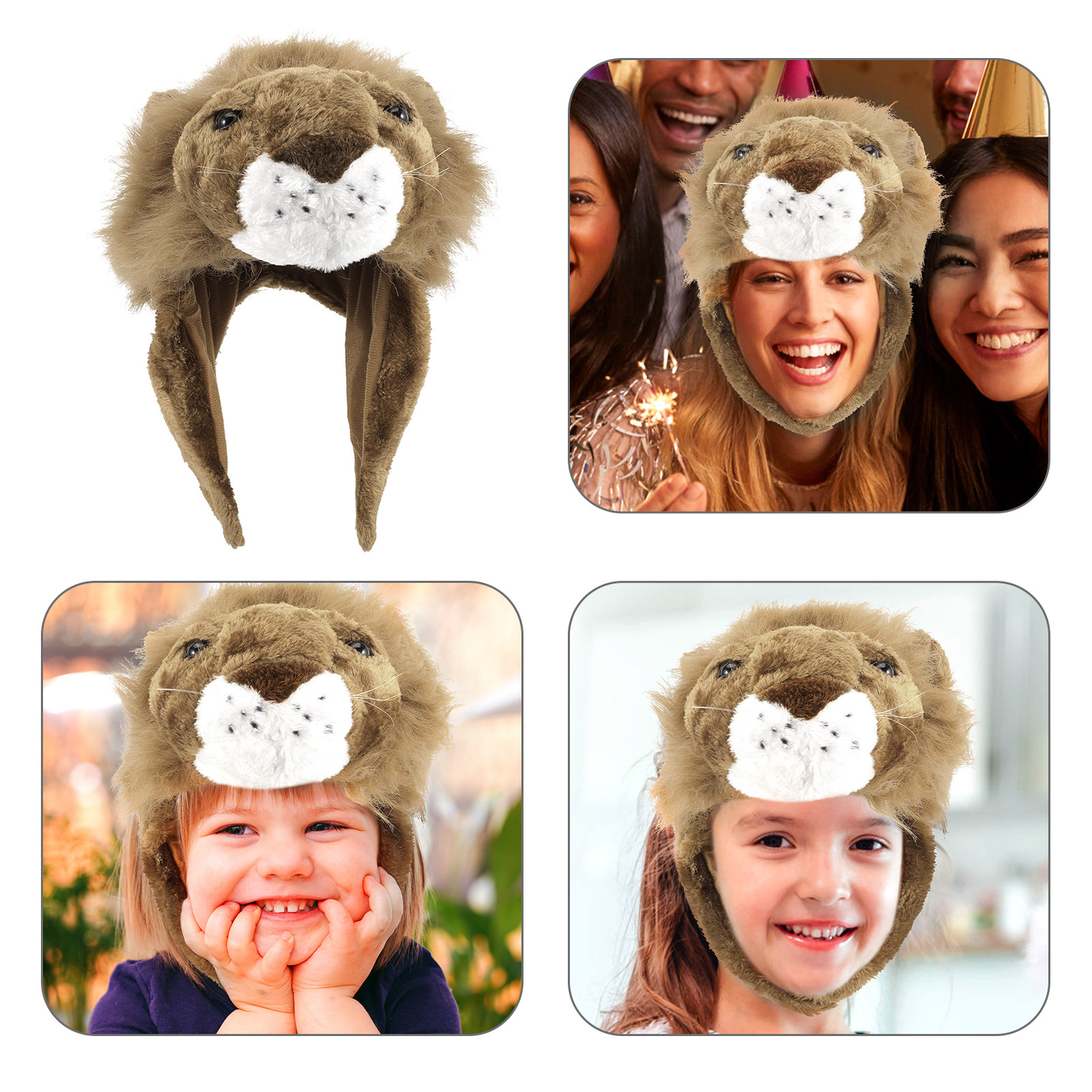 Lion Style Party Hat Soft Mate - Cosplay Material For Prop recension och pris