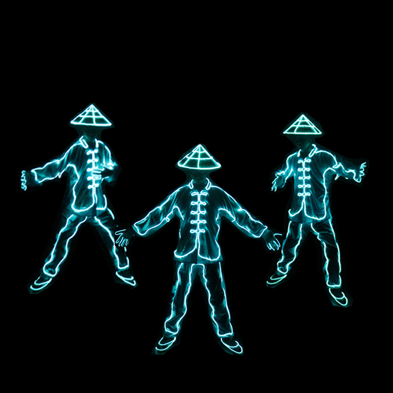 EL Wire LED Clothes Portable N - Cosplay Material For Prop recension och pris