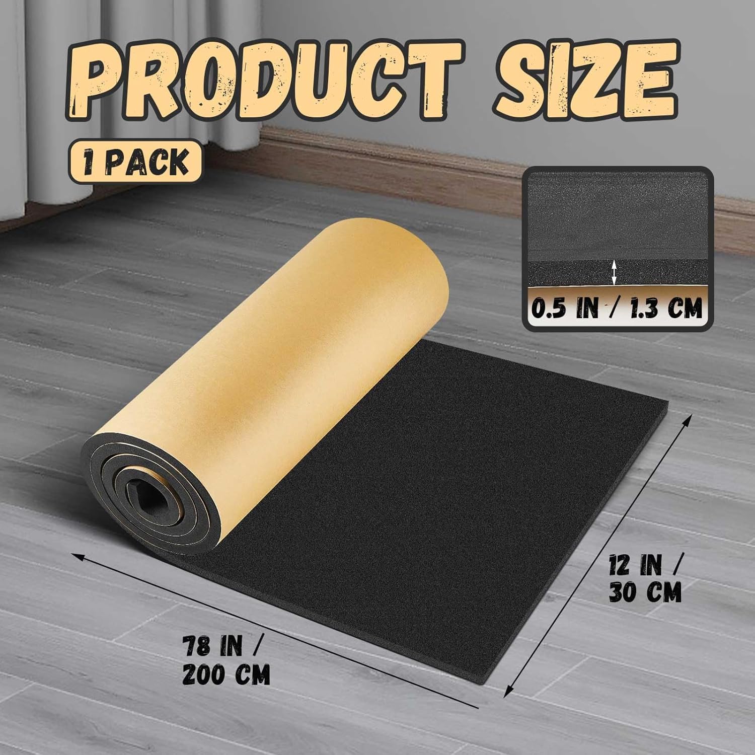 Closed Cell Rubber Foam Roll 7 - Craft Foam Roll recension och pris