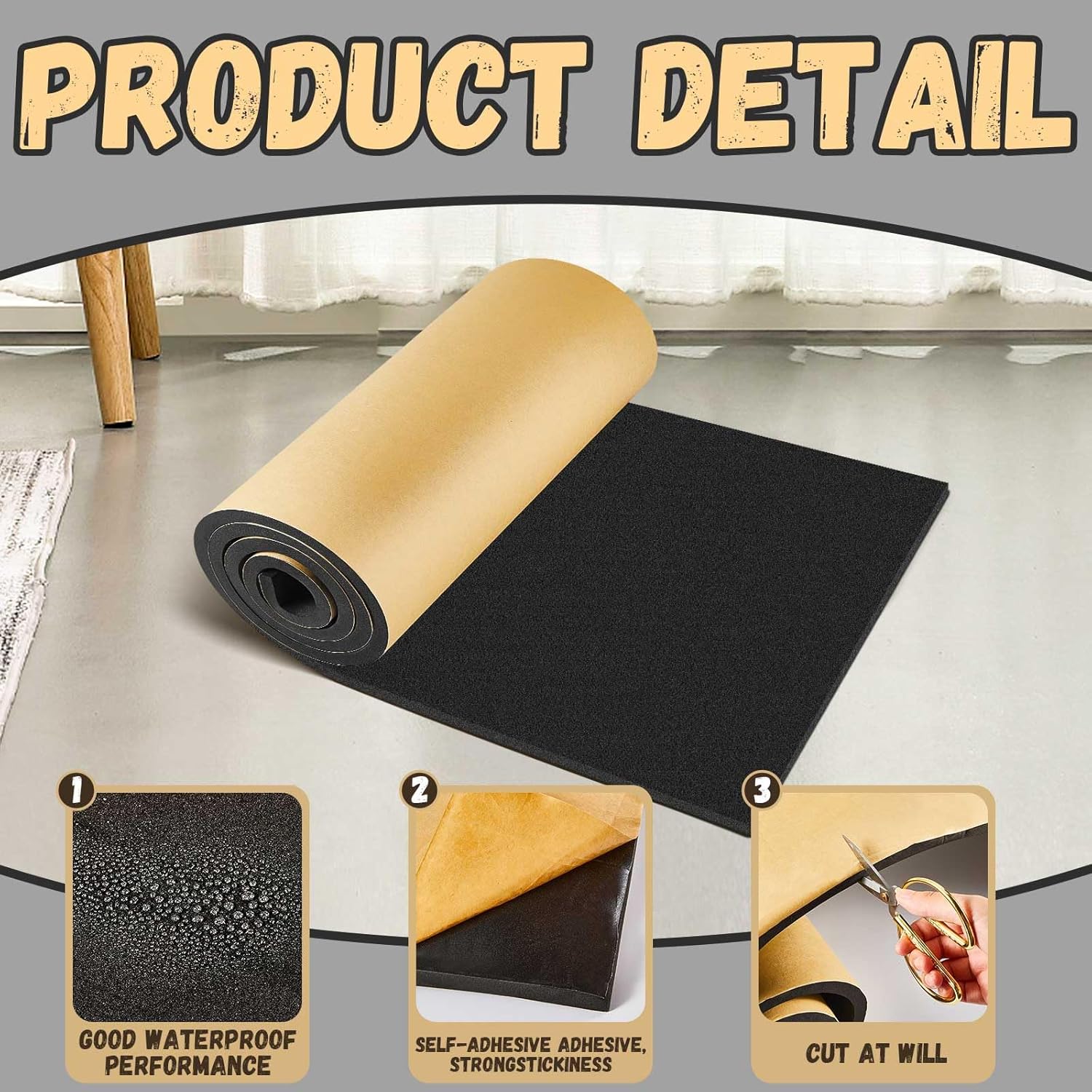 Closed Cell Rubber Foam Roll 7 - Craft Foam Roll recension och pris