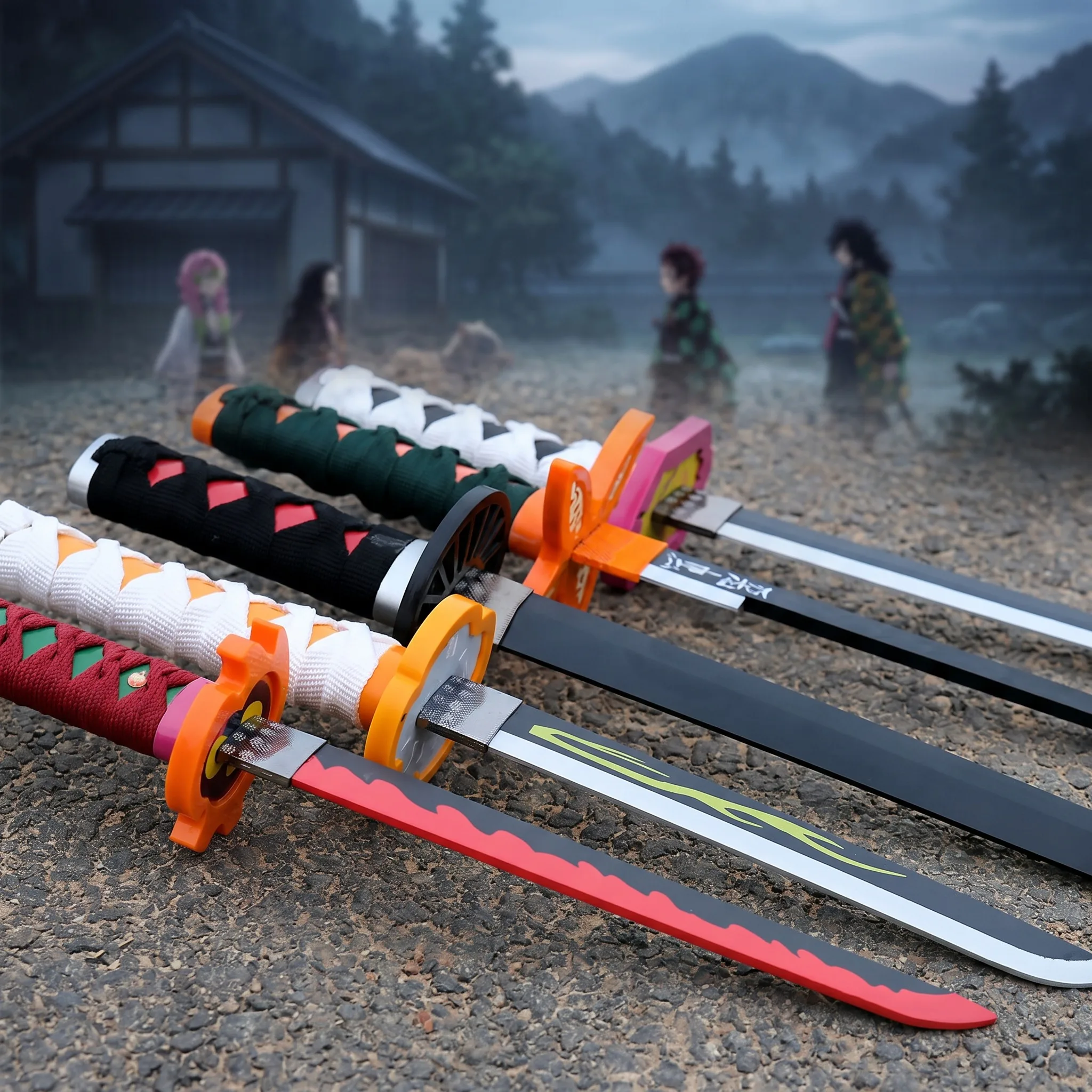 72 104cm Demon Slayer Katana T - Cosplay Prop Display recension och pris