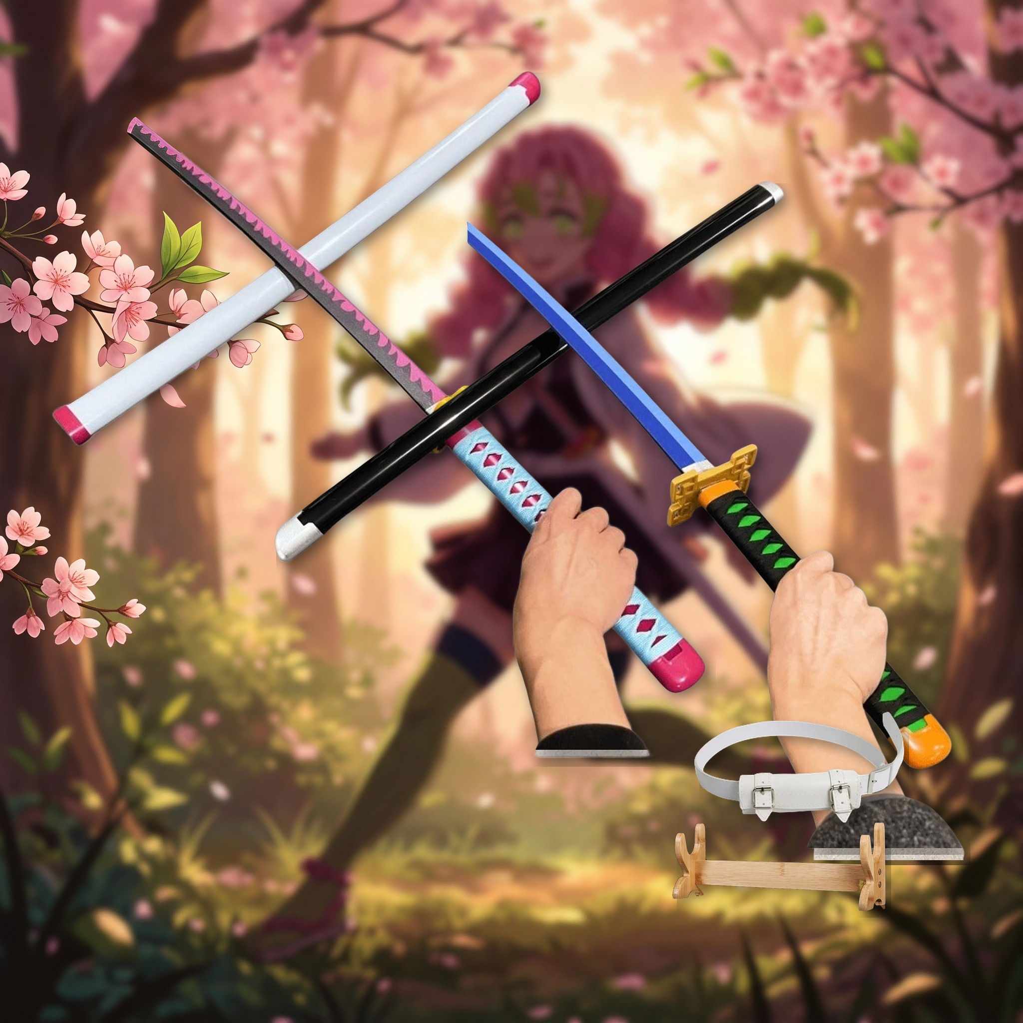 40 Inch Demon Slayer Mitsuri K - Cosplay Prop Display recension och pris