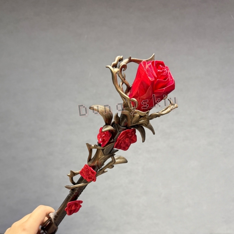 Sylus Staff Silver Wing Demon  - Cosplay Prop 3D Print recension och pris
