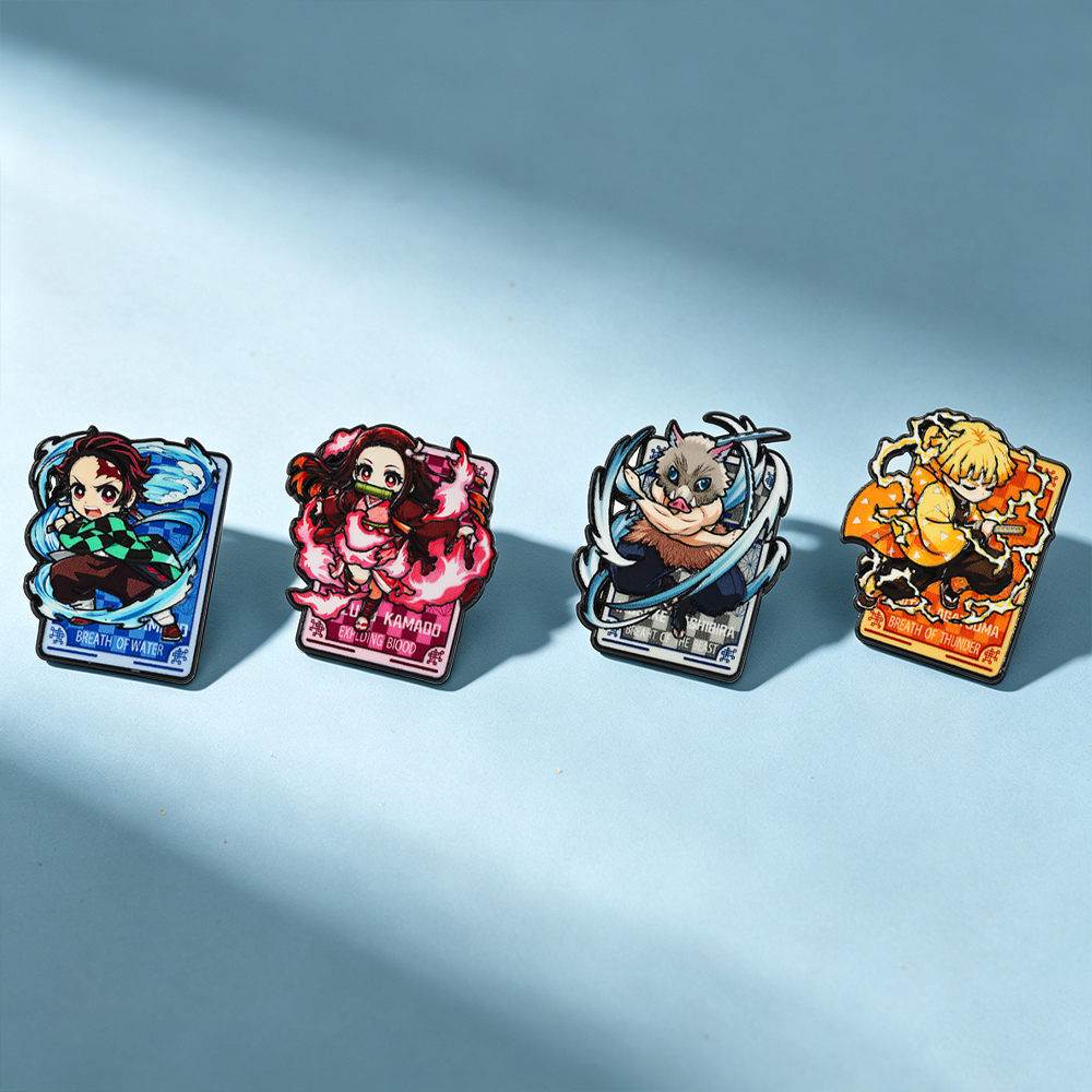 4pcs/set Cartoon Anime Pins Co - Cosplay Prop Bag recension och pris