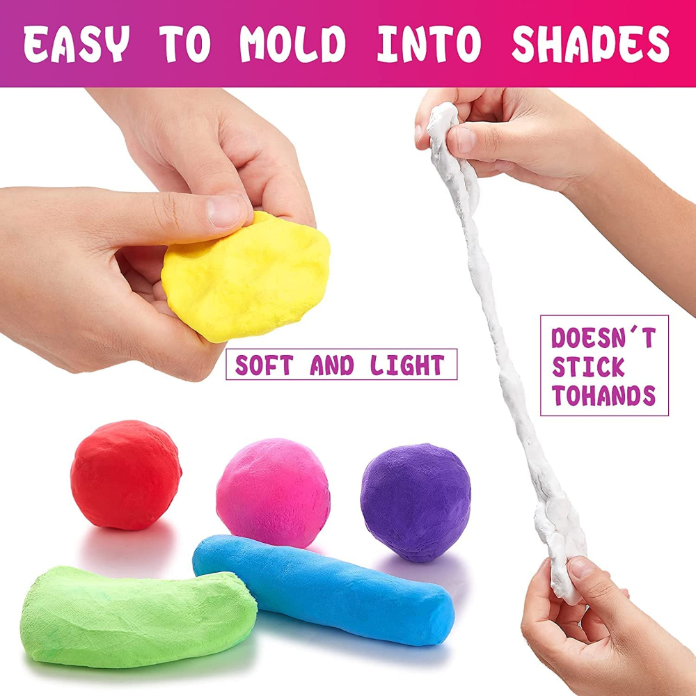 Air Dry Modeling Clay Kit Soft - Foam Clay Sculpt recension och pris