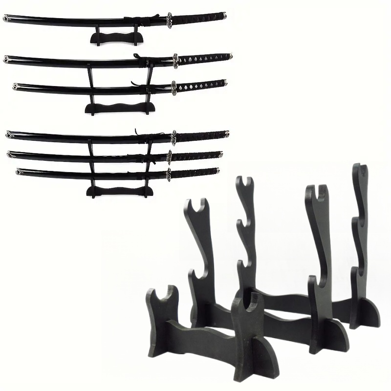 Black Samurai Sword Display St - Cosplay Prop Display recension och pris