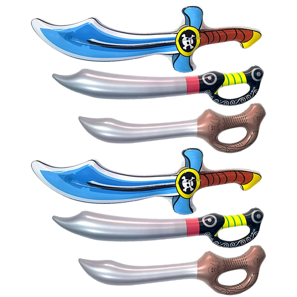 6Pcs Inflatable Pirate Swords  - Easy Cosplay Prop recension och pris