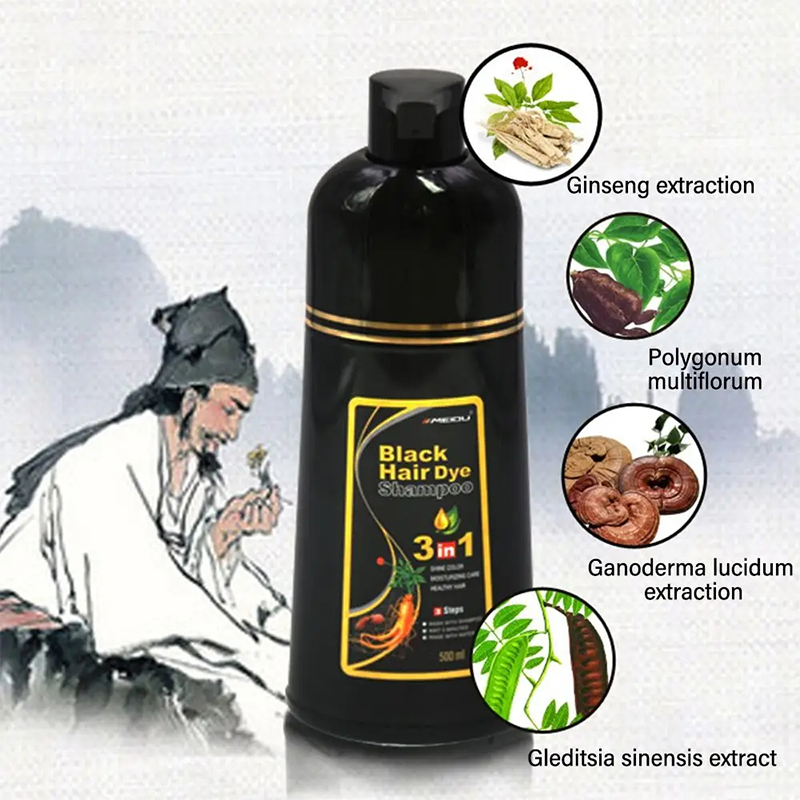 500ml Hair Color Dye Shampoo 3 - Hair Spray Color recension och pris