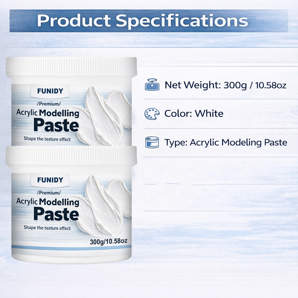 300G 3D Modeling Paste, White  - Metallic Spray Paint recension och pris