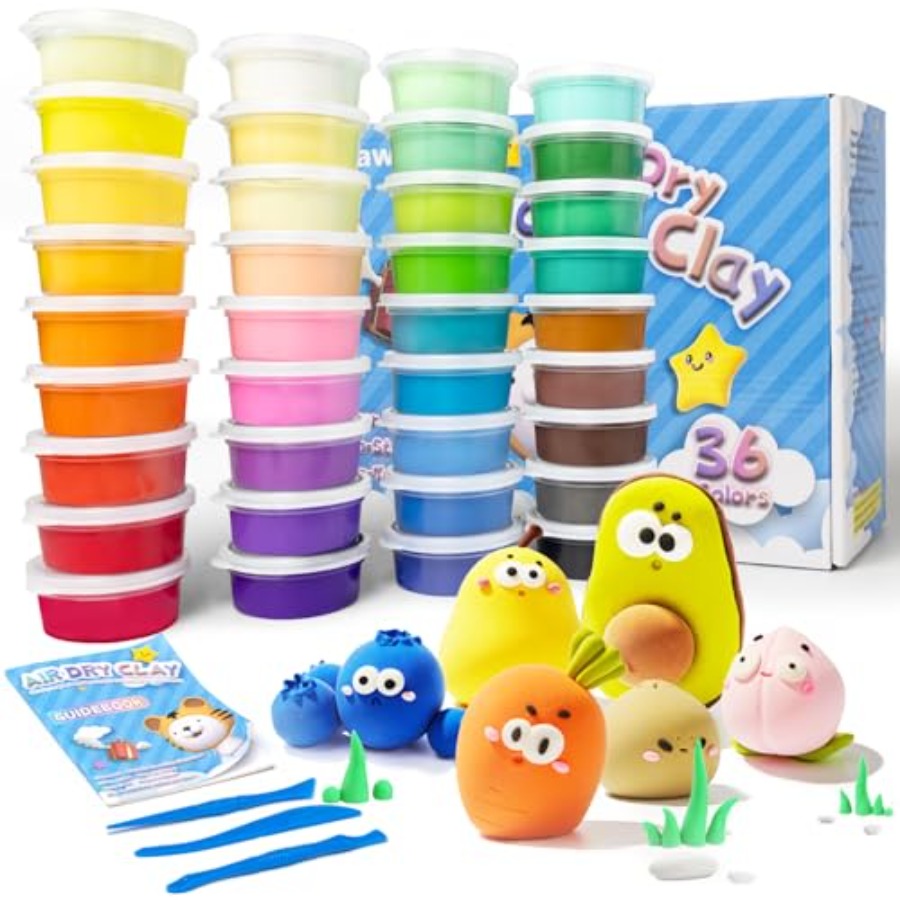 Air Dry Clay- 36 Colors Modeli - Foam Clay Sculpt recension och pris