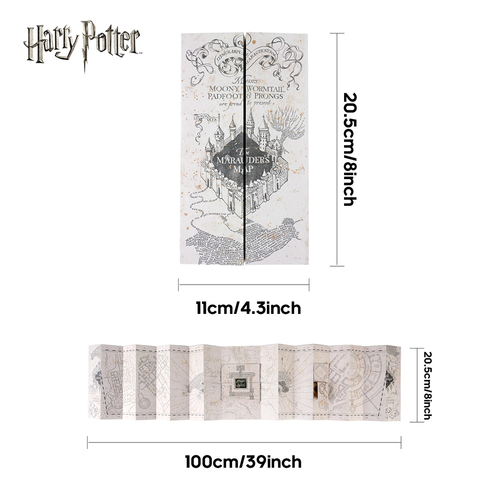1PC Map Of The Marauder's Scho - Cosplay Prop recension och pris