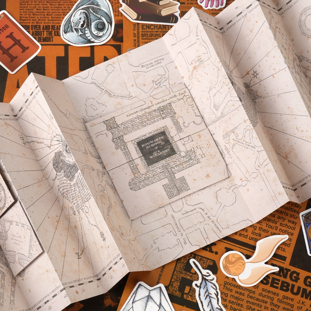 1PC Map Of The Marauder's Scho - Cosplay Prop recension och pris